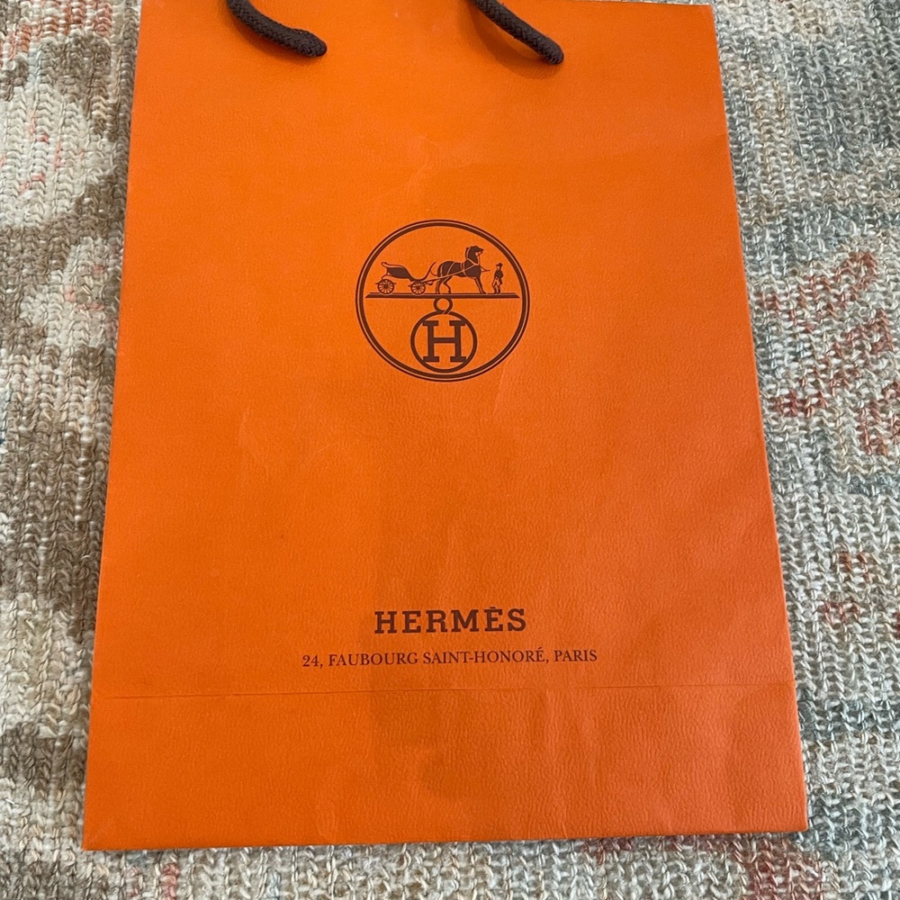 Hermes Shopping Gift Bag 8x11